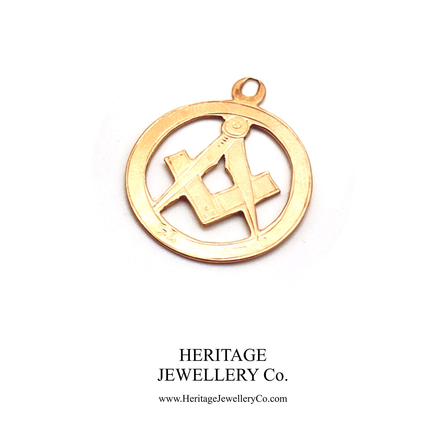 Antique Masonic Gold Pendant (9ct gold; 1921)
