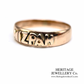 Victorian Rose Gold Mizpah Ring