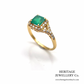 Fine Emerald and Diamond Ring