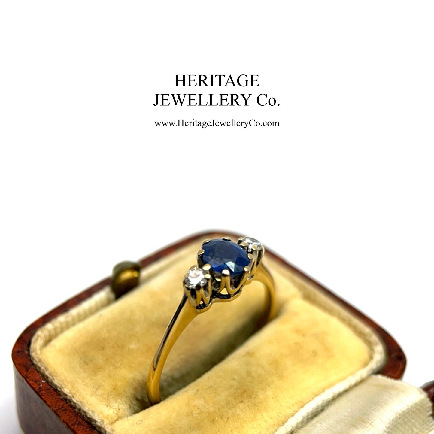 Vintage Sapphire and Diamond Ring (0.10ct)