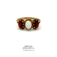 Opal and Garnet Trilogy Ring