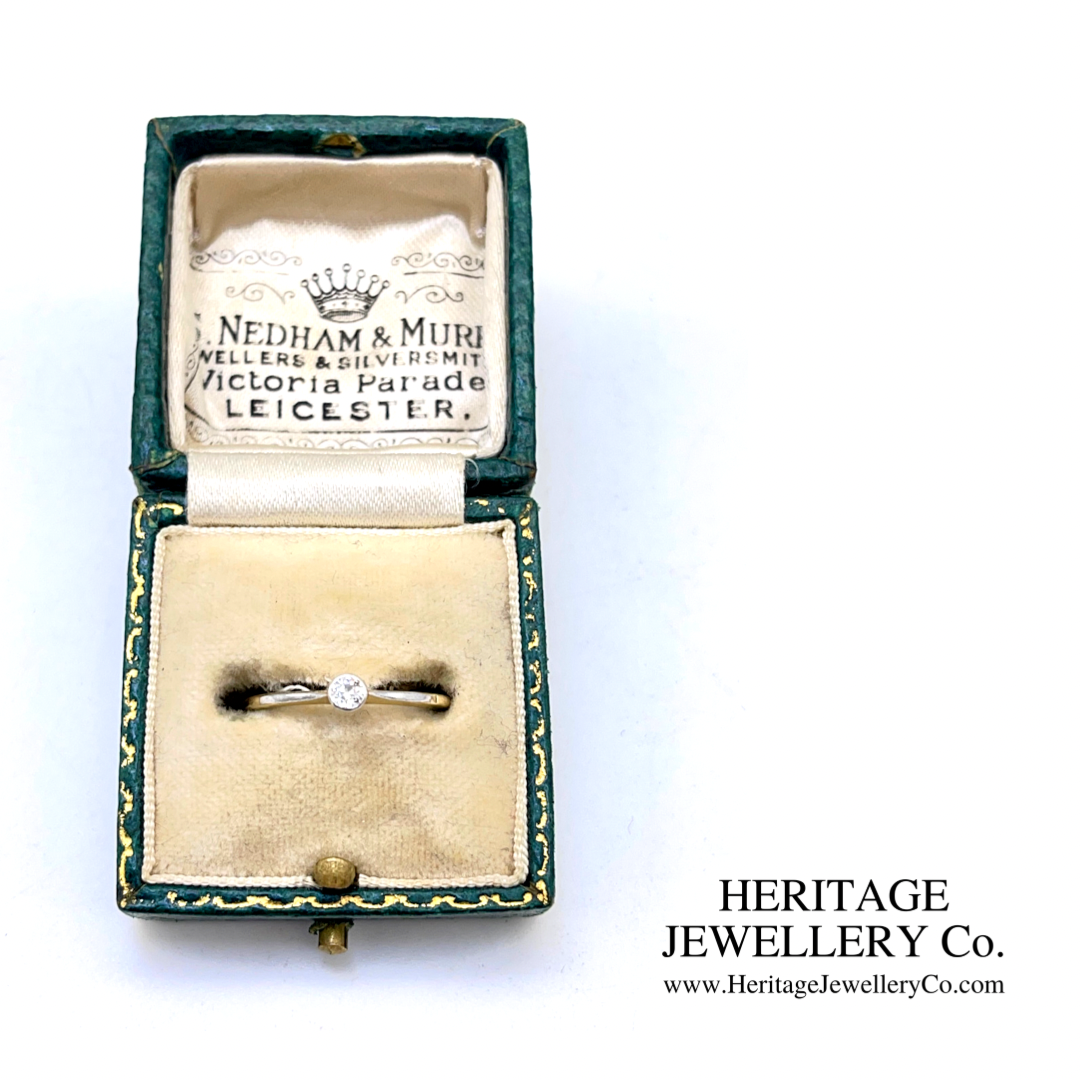 Antique Diamond Single Stone Ring