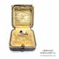 Antique Sapphire & Diamond Cross-Over Ring