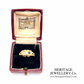 Antique Sapphire & Diamond Heart Ring (18ct gold)