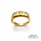 RESERVED - Antique Diamond Gypsy Ring (18ct gold)