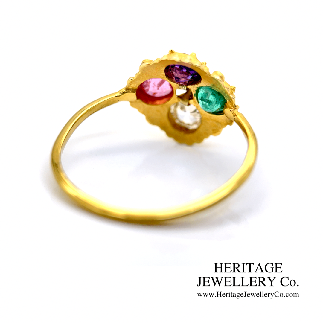 RESERVED - Antique Gold Sentimental Ring