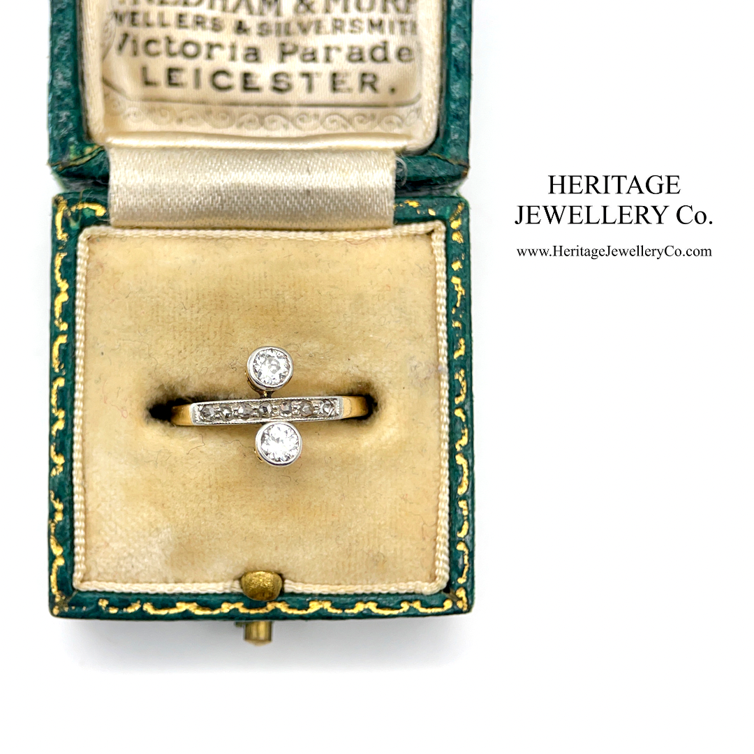 Antique Toi et Moi Diamond Ring