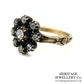 Georgian Old Cut Diamond Cluster Ring