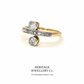 Antique Toi et Moi Diamond Ring