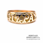 Antique Gold Mizpah Ring