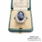 Art Deco Sapphire and Diamond Ring