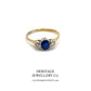 Vintage Sapphire and Diamond Ring (0.10ct)