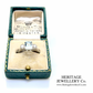 RESERVED - Aquamarine & Diamond Ring (Platinum)