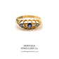Antique Gold, Sapphire and Diamond Ring (c.1886)