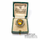 Antique Citrine Pearl Ring (19th Century)