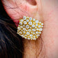 Morelli Large Confetti Cushion Stud Diamond Earrings