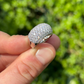 Fine Pavé Diamond Bombe Ring