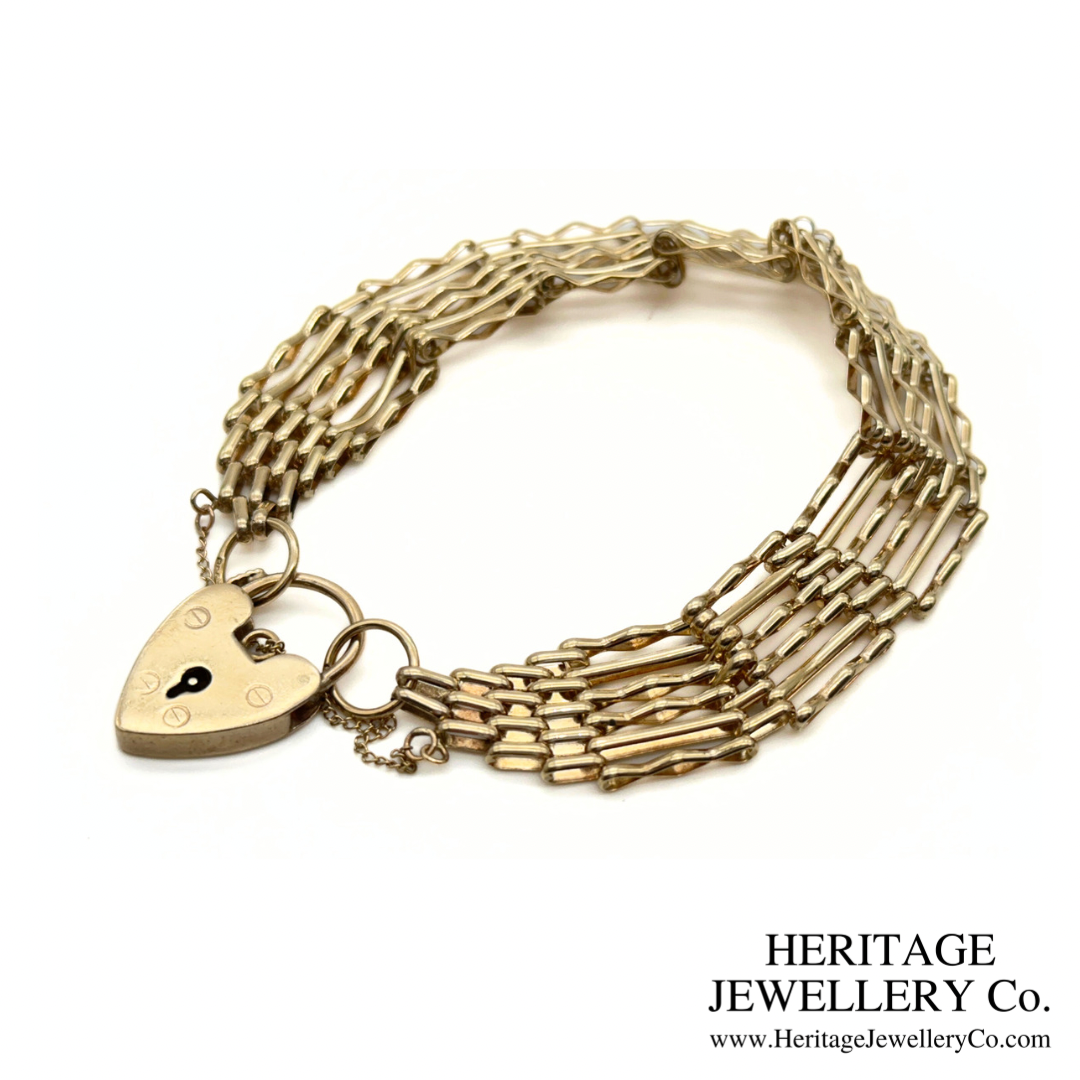 Vintage Gold Gate Bracelet (9ct Gold)