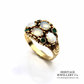 Antique Opal and Emerald Ring