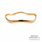 Vintage Gold Wave Bangle Bracelet (9ct gold)