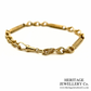 Edwardian Fancy Link Gold Bracelet (9ct Gold)