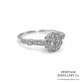 Diamond Daisy Cluster Ring