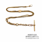 Antique Gold Albertina with T-Bar