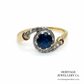 Antique Sapphire, Diamond and Ruby Ring