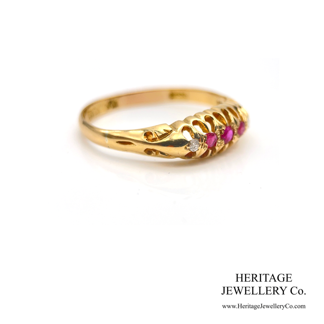 Victorian Ruby and Diamond Ring (c.1888)