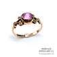 Antique Pink Sapphire Singe Stone Ring