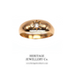 Antique Diamond Gypsy Ring (18ct gold; c.1912)
