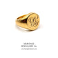 Heavy Vintage Gold Signet Ring (9ct Gold)