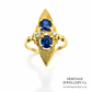 Vintage Sapphire and Diamond Ring