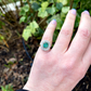 Art Deco Emerald and Diamond Cluster Ring