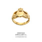 Heavy Vintage Gold Claddagh Ring