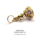 Antique Figural Amethyst Fob Seal Pendant