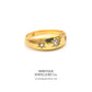 Antique 3-Stone Diamond Gypsy Ring (c.1890-1900)