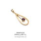 Antique Gold & Garnet Pendant