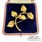 Boucheron Sapphire-Set Leaf Brooch