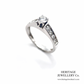 Diamond Solitaire with Diamond Shoulders