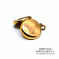 Antique Victorian Gold Locket (9ct Gold Back & Front)