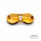 Art Deco Onyx and Diamond Brooch (15ct gold)