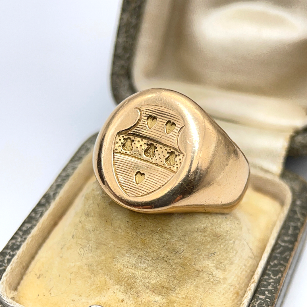 RESERVED - Antique French Signet Ring (18ct)