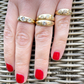 Vintage 3-Stone Diamond Gypsy Ring