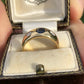 Vintage Sapphire and Diamond Gypsy Ring (14ct Gold)