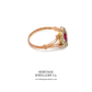 Antique Tourmaline and Seed Pearl Ring (c. 1919)