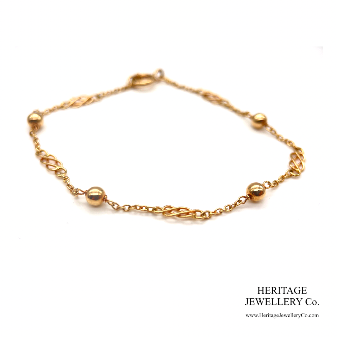 Vintage Fancy Gold Bracelet (18ct gold)