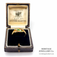 Victorian Green Garnet and Diamond Gypsy Ring (18ct; c.1890-1900)