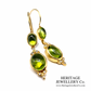 Antique Peridot and Diamond Earrings