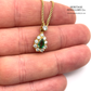 Emerald and Diamond Pendant Necklace